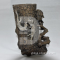 Adesa Online Auction Stone carving, two tigers fighting for food Factory